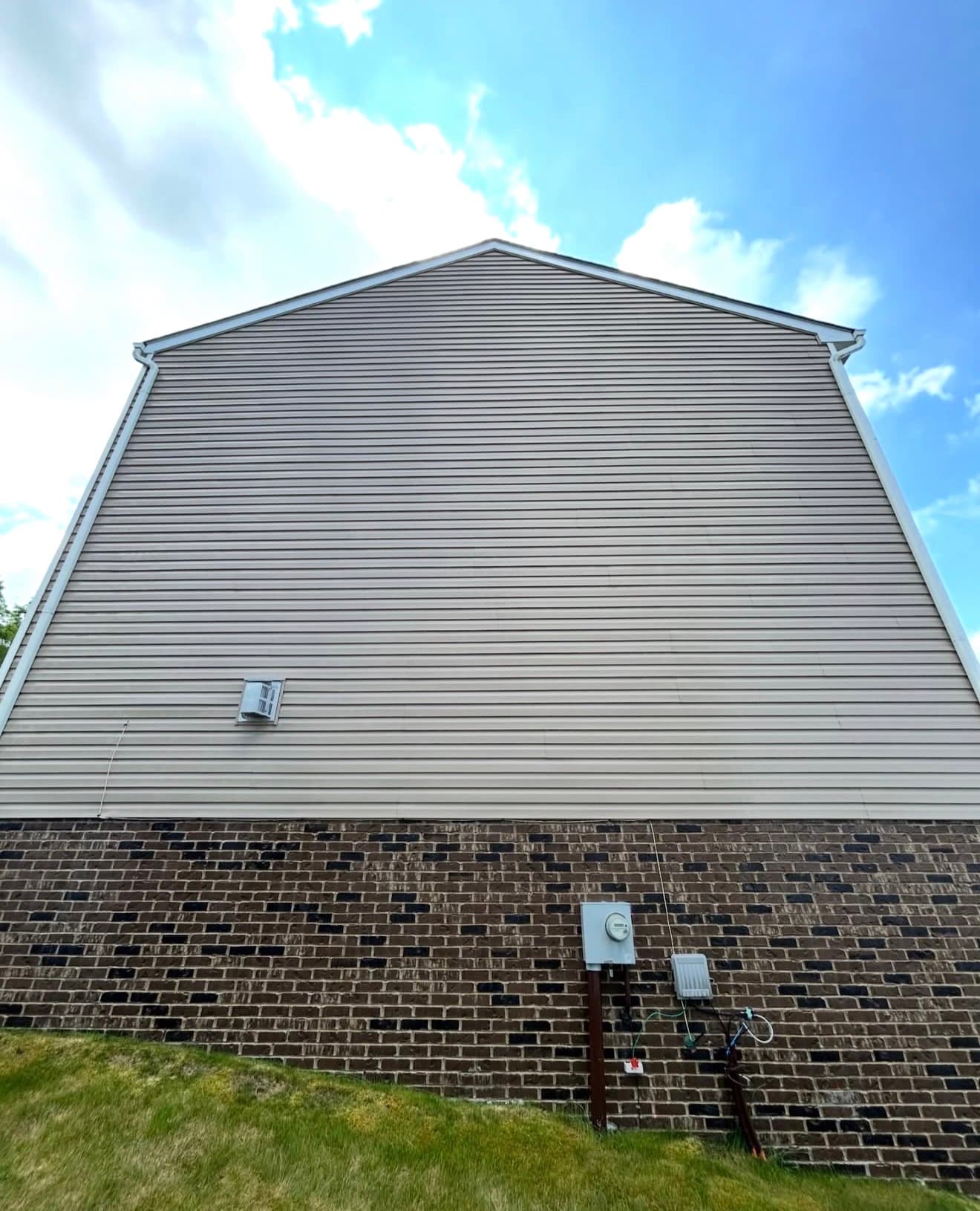 House siding after